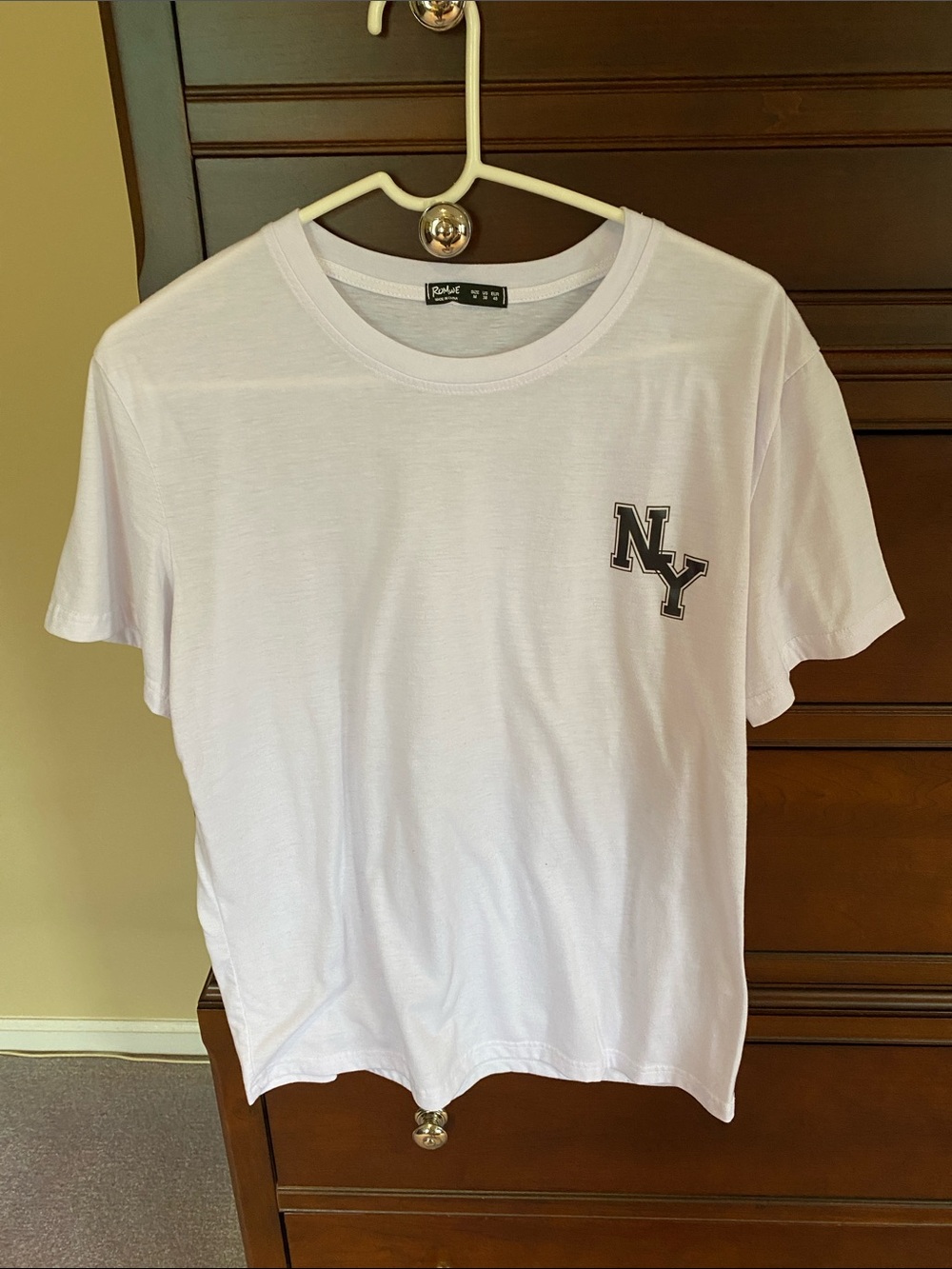 White NY tee shirt